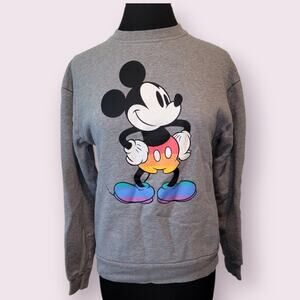 Disney Parks Mickey Pride Rainbow Crewneck XS